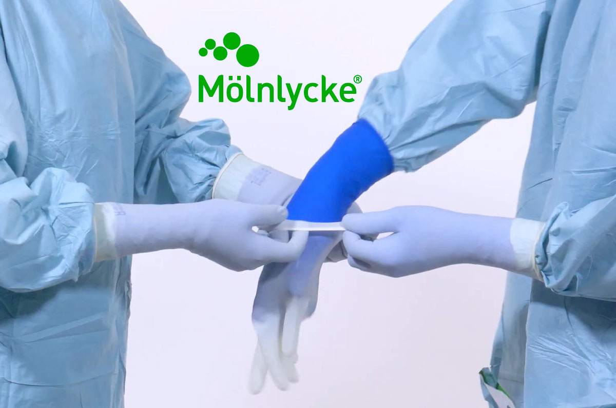 Mölnlycke pioneros en el uso de guantes dobles sin látex para cirugía