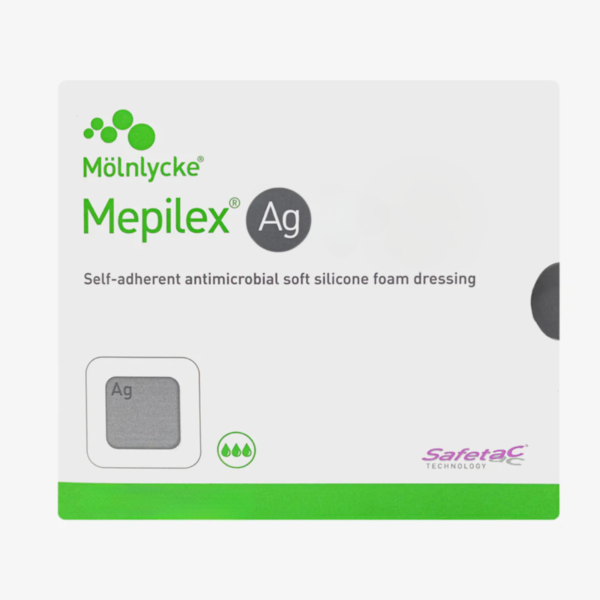 Mölnlycke Apósito Mepilex Ag de 10 CM X 10 CM Caja