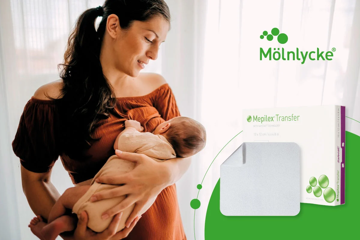 Mepilex Transfer es una alternativa para las heridas ocasionadas por la lactancia materna